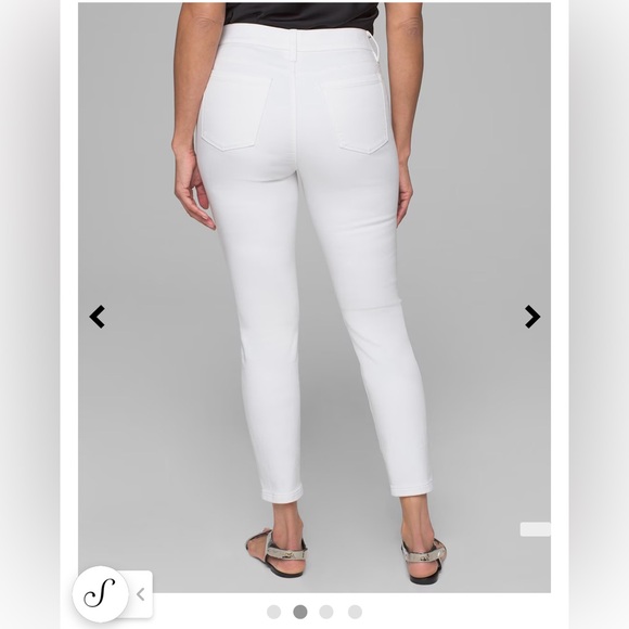 SOMA Slimming 5 Pocket Jeans WHITE SIZE MEDIUM - Picture 2 of 9